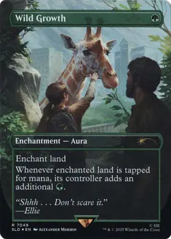 Wild Growth The Last Of Us Secret Lair NM MTG - Image 1