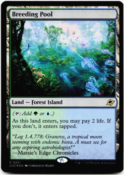 Breeding Pool (Foil) - [Edge of Eternities] MTG Magic - *Shock Land* ???? - Image 3