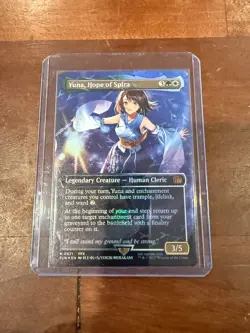 (Foil) Yuna, Hope of Spira (Borderless) (Chocobo Track Foil) (571) FINAL FANTASY - Image 1