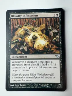 1x Blowfly Infestation - Lightly Played - MTG Shadowmoor - Image 1