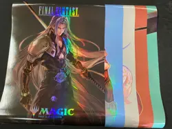 MAGIC THE GATHERING FINAL FANTASY COMPLETE SET (5) FOIL PROMO POSTERS MTG - Image 1