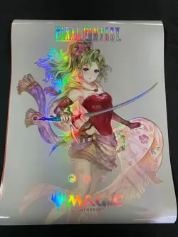 MAGIC THE GATHERING FINAL FANTASY COMPLETE SET (5) FOIL PROMO POSTERS MTG - Image 2