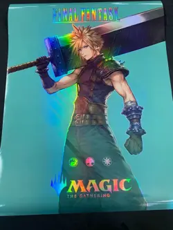 MAGIC THE GATHERING FINAL FANTASY COMPLETE SET (5) FOIL PROMO POSTERS MTG - Image 5