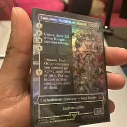 Summon: Knights of Round (Borderless) Final Fantasy Foil for sale online - Image 2