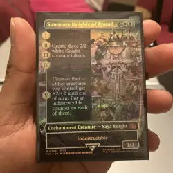 Summon: Knights of Round (Borderless) Final Fantasy Foil for sale online - Image 4