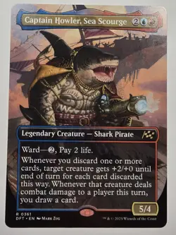 Captain Howler, Sea Scourge (Borderless) Aetherdrift Regular 0361 - Image 1