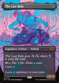 The Last Ride Borderless Foil - Aetherdrift MTG-NM - Image 1