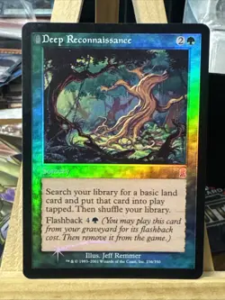 MTG *Deep Reconnaissance Foil X1* (MP) Odyssey Magic the Gathering Free Shipping - Image 1