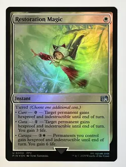 Restoration Magic FINAL FANTASY Foil MTG NM - Image 1