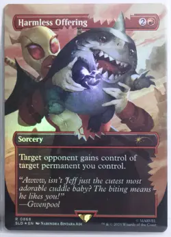 Harmless Offering [New, Near Mint] *Rainbow Foil* {Deadpool MTG SLD} - Image 1