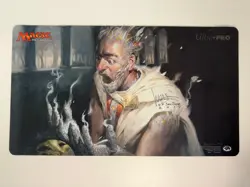 Magic the Gathering Thoughtseize Playmat 41/100 - Double Signed Limited Edition - Image 1