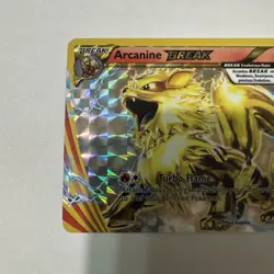 Arcanine BREAK XY180 XY Full Art Black Star Promo Holo Pokemon Card LP - Image 2