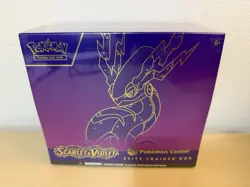 Scarlet and Violet Base Set Pokemon Center Exclusive ETB (Miraidon) New - Image 1
