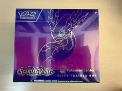 Scarlet and Violet Base Set Pokemon Center Exclusive ETB (Miraidon) New - Image 2