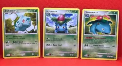 Pokemon Tcg Bulbasaur 77/132 Ivysaur 51/132 Venusaur LV.51 20/132 SW Non Holo - Image 1