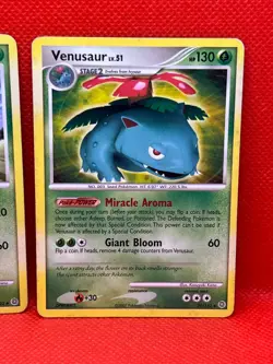 Pokemon Tcg Bulbasaur 77/132 Ivysaur 51/132 Venusaur LV.51 20/132 SW Non Holo - Image 4