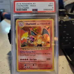 2016 POKEMON XY EVOLUTIONS #11/108 CHARIZARD HOLO PSA 9 - Image 1