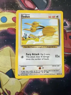 Pokemon - Doduo - Base Set 1999-2000 4th Print 48/102 - Common - LP - Image 1