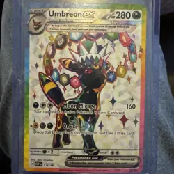 Pokemon Prismatic Evolutions Figure Collection Black Star Promo UMBREON EX MINT - Image 1
