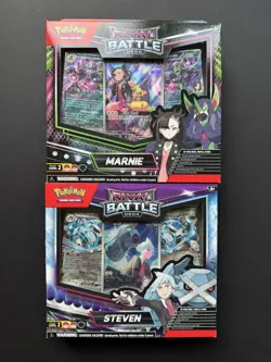 Pokemon TCG - Steven & Marnie Rival Battle Decks - Morpeko & Beldum - New/Sealed - Image 1