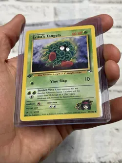 Pokemon TCG Erika's Tangela Gym Heroes 79/132 Regular 1st Edition Common NM WOTC - Image 2