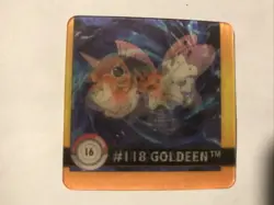 Seaking Goldeen Artbox Pokemon Action Flipz Premier Edition #16 1999 - Image 1