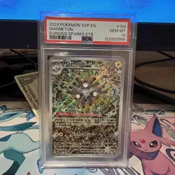 2024 POKEMON SVP EN MAGNETON -ETB Promo #159 GEM MINT PSA 10 - Image 1
