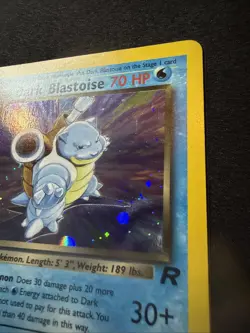 Pokemon Dark Blastoise #3 Team Rocket Holo Rare WOTC Vintage LP - Image 3