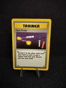 Pokemon Item Finder 74/102 Base Set Unlimited NM Free Shipping - Image 1