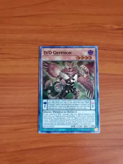 D/D Gryphon - Yugioh Battle of Chaos - Super Rare - BACH-EN013 - Image 1