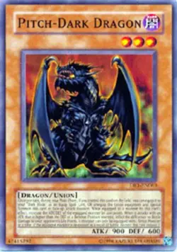 Pitch-Dark Dragon - DR1-EN063 - Common - Unlimited Edition - Moderately Played - Image 1