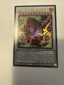 Yugioh! Snake-Eyes Vengeance Dragon - ALIN-EN040 - Ultra Rare - 1st Edition Near - Image 1