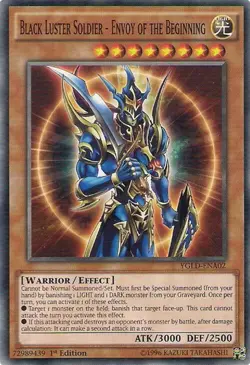 King of Games: Yugi's Legendary Decks #YGLD-ENA02 Black Luster Soldier UN - Image 1