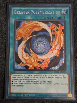 YuGiOh! 1x Greater Polymerization MP22-EN050 Prismatic NM - Image 1