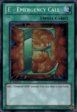 E - Emergency Call EU 1st Ed Secret Rare RYMP-EN024 Yu-Gi-Oh! - Image 1