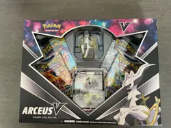Pokemon Card Sealed Arceus V Figure Collection Cosmic Eclipse Brilliant Stars - Image 1