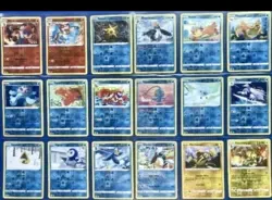 Pokemon Brilliant Stars - Complete 124 Card Complete Reverse Holo Set - LP - Image 2
