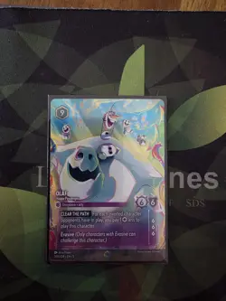 Lorcana Olaf - Happy Passenger (Enchanted) NM Holofoil Shimmering Skies - Image 2