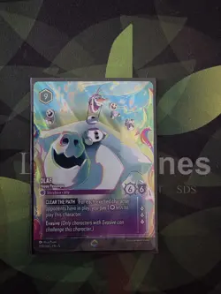 Lorcana Olaf - Happy Passenger (Enchanted) NM Holofoil Shimmering Skies - Image 3