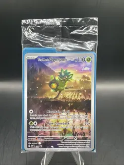 Teal Mask Ogerpon 123 Sv: Scarlet & Violet Promo Cards Holo Sealed - Image 1