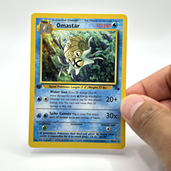 Omastar 40/62 1st-Edition Non-Holo Pokemon Card Fossil NM - Image 2