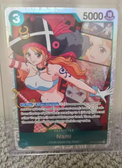 Nami Super Rare One Piece Card Game Paramount War OP02-036 NM/M English - Image 1
