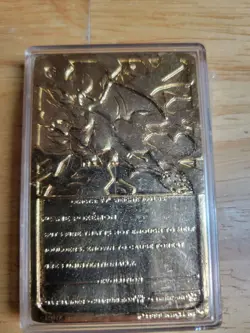 POKEMON #06 Charizard 23 Karat Gold Plated Card 1999 Vintage Burger King Promo - Image 1