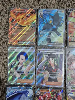 Pokemon 12 Card Lot - Illustration Rare, Full Arts, Ex's, Trainers NM/M! - Image 2