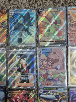 Pokemon 12 Card Lot - Illustration Rare, Full Arts, Ex's, Trainers NM/M! - Image 3