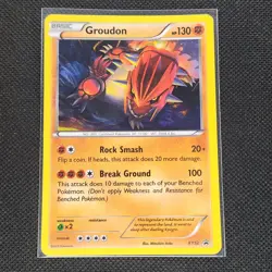 Groudon - XY52 - Cosmos Holo - Black Star Promo - Pokemon Card - LP - Image 1