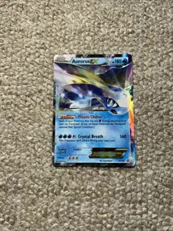 Pokemon TCG Aurorus EX Black Star Promos Holo Card XY102 - Image 1