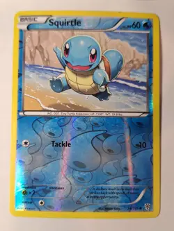 Squirtle 24/135 B&W Plasma Storm - Reverse Pokemon Holo Foil Nice! - Image 1