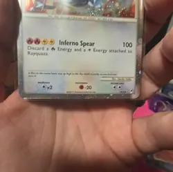Pokemon TCG Rayquaza Call of Legends SL10 Shiny Holo Rare Card - Image 3