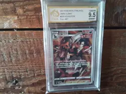 Pokemon Cards promo thai 206 /184 hounddoom ar x sr ex graded slab card art b32 - Image 1